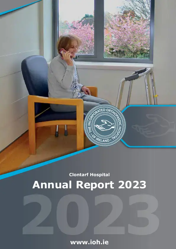 Cover of the Clontarf Hospital Annual Report for 2023